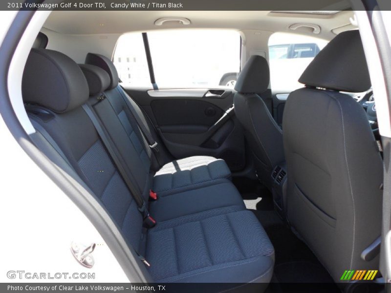 Candy White / Titan Black 2011 Volkswagen Golf 4 Door TDI