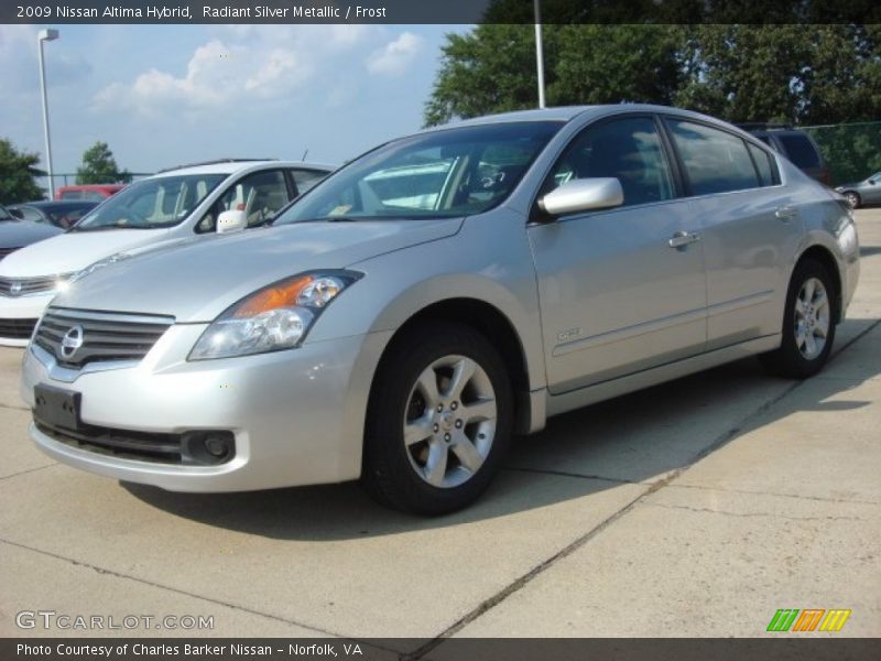 Radiant Silver Metallic / Frost 2009 Nissan Altima Hybrid