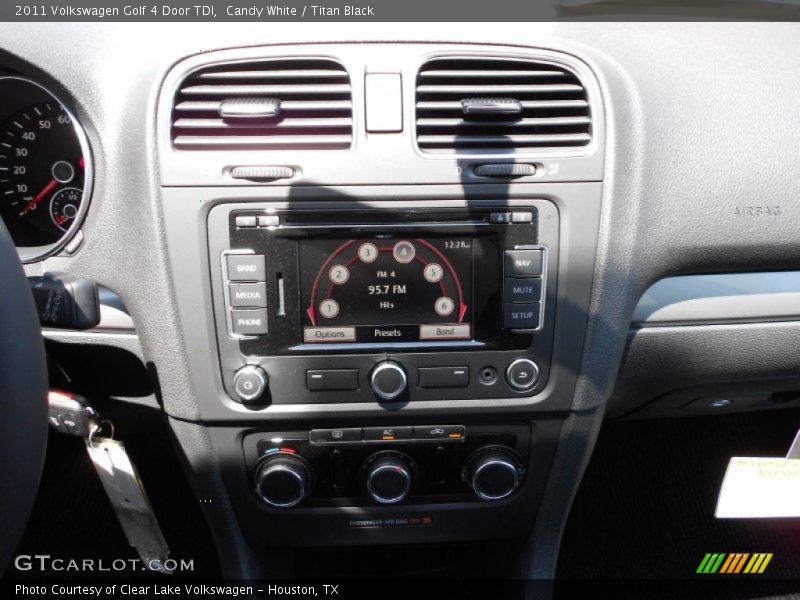 Candy White / Titan Black 2011 Volkswagen Golf 4 Door TDI
