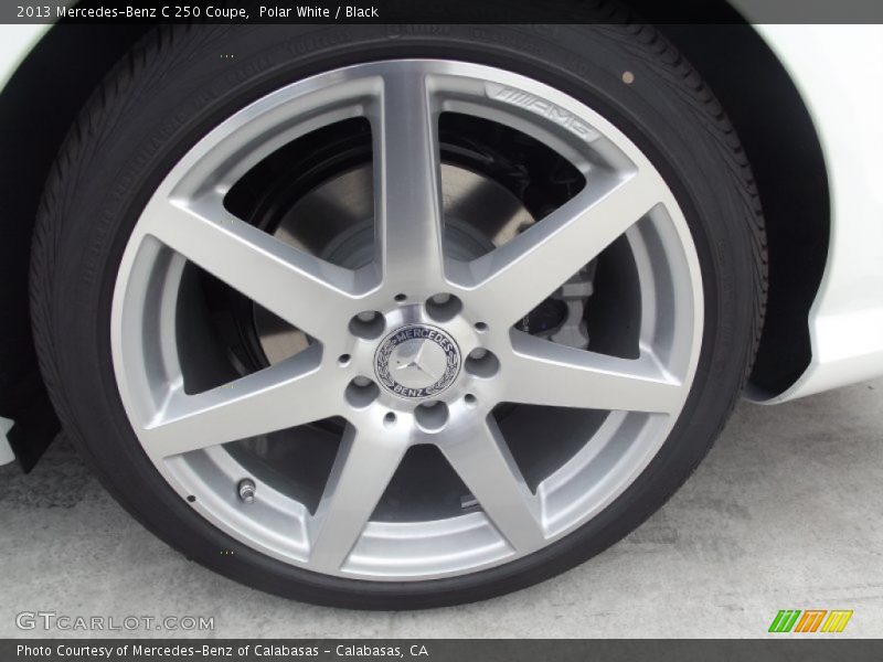 Polar White / Black 2013 Mercedes-Benz C 250 Coupe