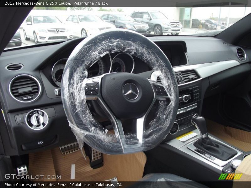 Polar White / Black 2013 Mercedes-Benz C 250 Coupe