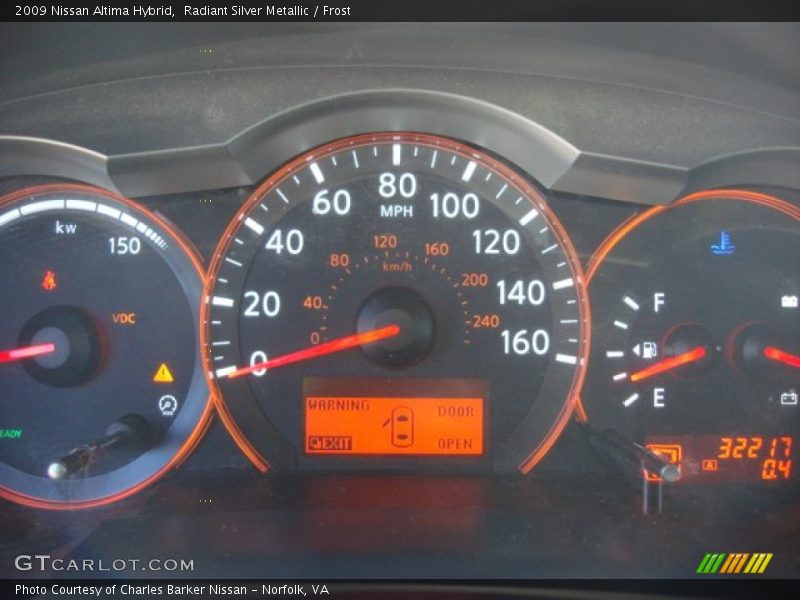 Radiant Silver Metallic / Frost 2009 Nissan Altima Hybrid