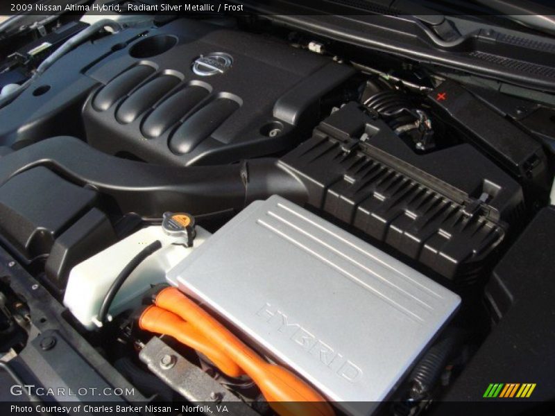 Radiant Silver Metallic / Frost 2009 Nissan Altima Hybrid