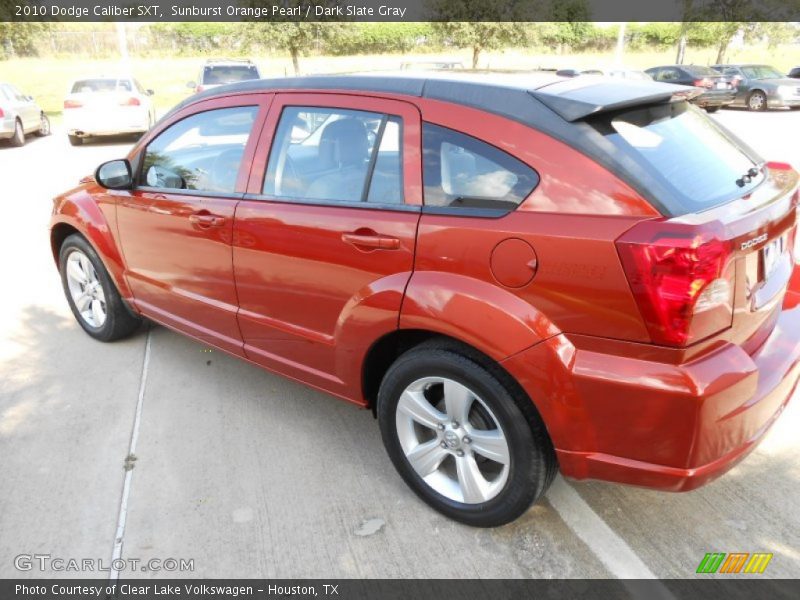 Sunburst Orange Pearl / Dark Slate Gray 2010 Dodge Caliber SXT