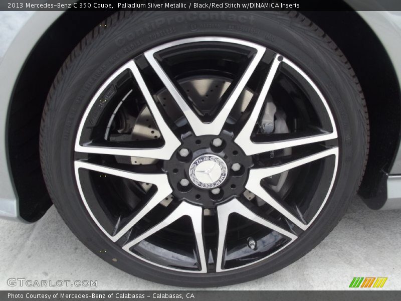 19" AMG split 7 spoke alloy - 2013 Mercedes-Benz C 350 Coupe