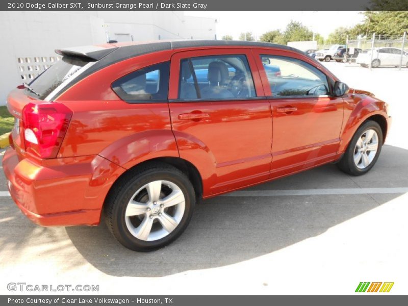 Sunburst Orange Pearl / Dark Slate Gray 2010 Dodge Caliber SXT