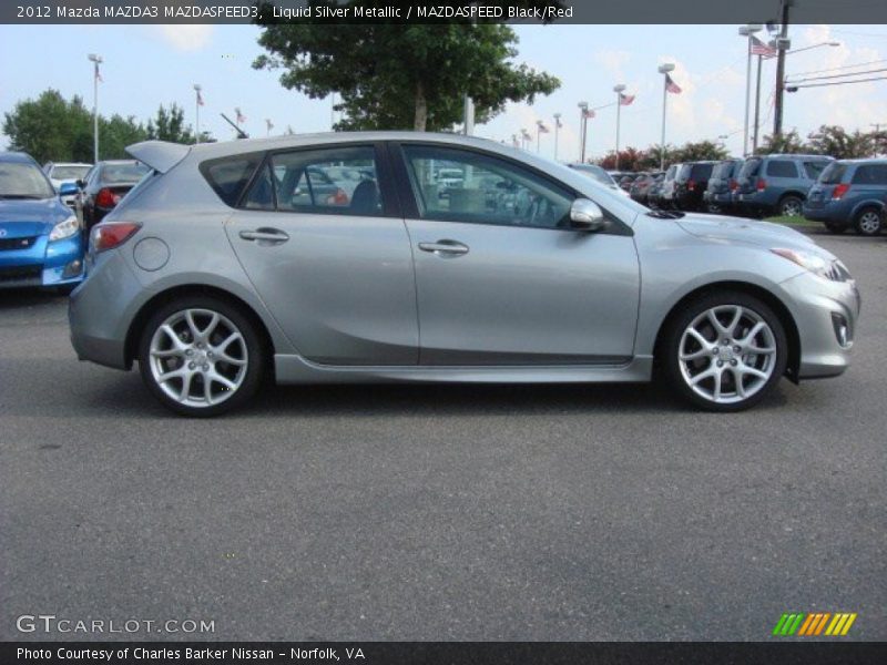 Liquid Silver Metallic / MAZDASPEED Black/Red 2012 Mazda MAZDA3 MAZDASPEED3