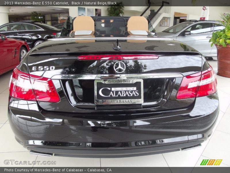 Black / Natural Beige/Black 2013 Mercedes-Benz E 550 Cabriolet