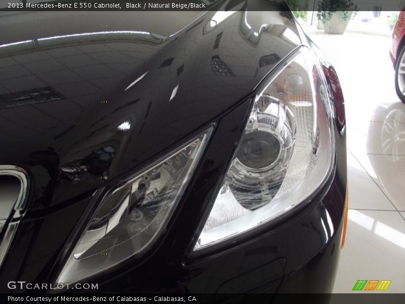 Black / Natural Beige/Black 2013 Mercedes-Benz E 550 Cabriolet