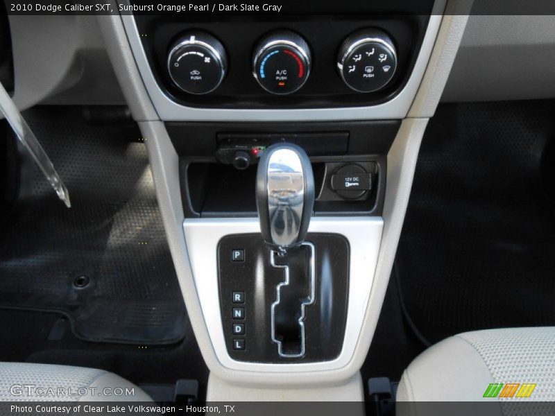Sunburst Orange Pearl / Dark Slate Gray 2010 Dodge Caliber SXT