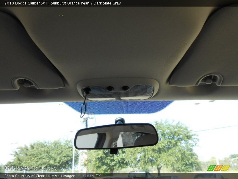 Sunburst Orange Pearl / Dark Slate Gray 2010 Dodge Caliber SXT