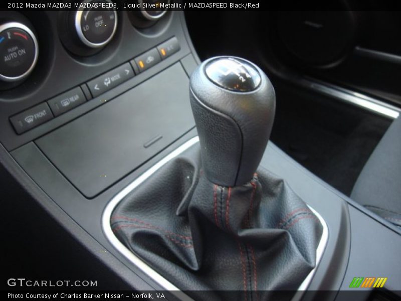 Liquid Silver Metallic / MAZDASPEED Black/Red 2012 Mazda MAZDA3 MAZDASPEED3