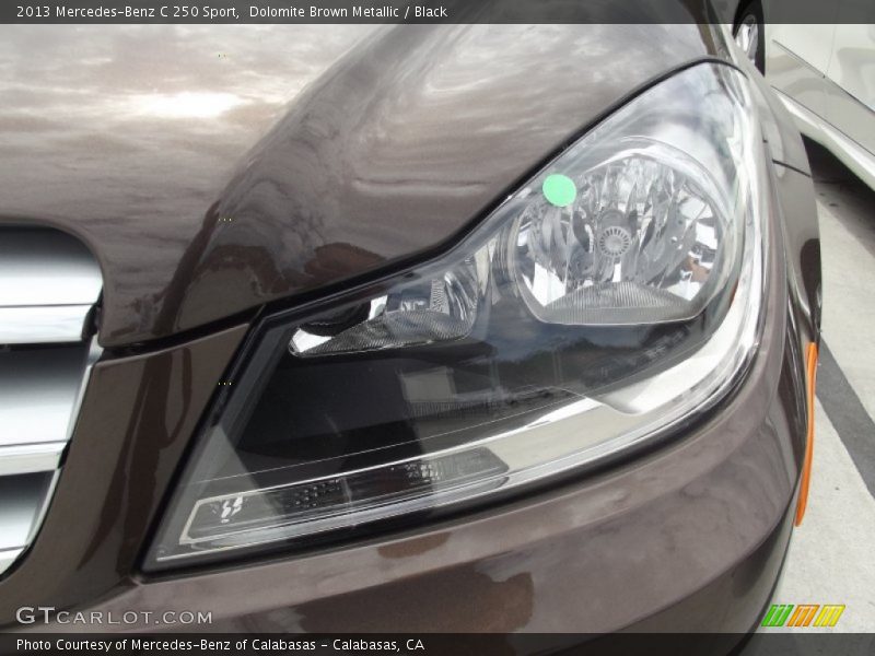Dolomite Brown Metallic / Black 2013 Mercedes-Benz C 250 Sport