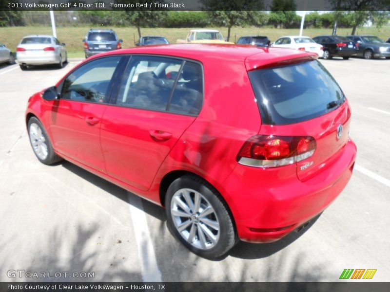 Tornado Red / Titan Black 2013 Volkswagen Golf 4 Door TDI