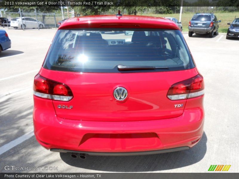 Tornado Red / Titan Black 2013 Volkswagen Golf 4 Door TDI