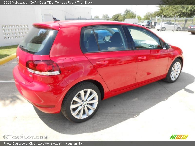 Tornado Red / Titan Black 2013 Volkswagen Golf 4 Door TDI