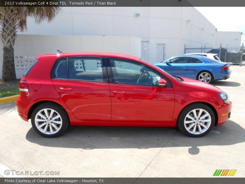 Tornado Red / Titan Black 2013 Volkswagen Golf 4 Door TDI