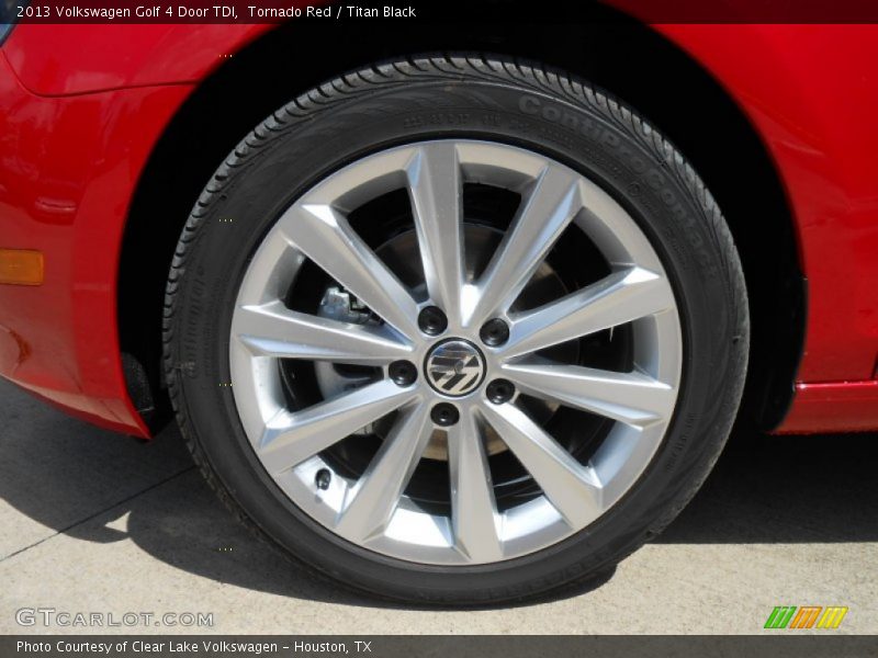 Tornado Red / Titan Black 2013 Volkswagen Golf 4 Door TDI
