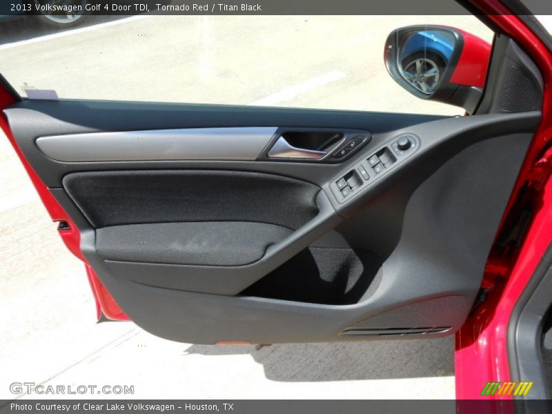 Tornado Red / Titan Black 2013 Volkswagen Golf 4 Door TDI