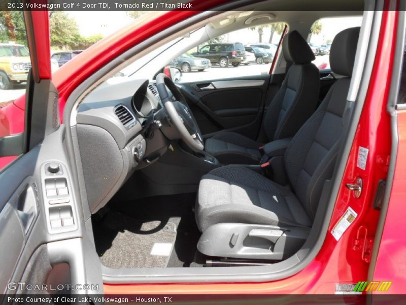 Tornado Red / Titan Black 2013 Volkswagen Golf 4 Door TDI