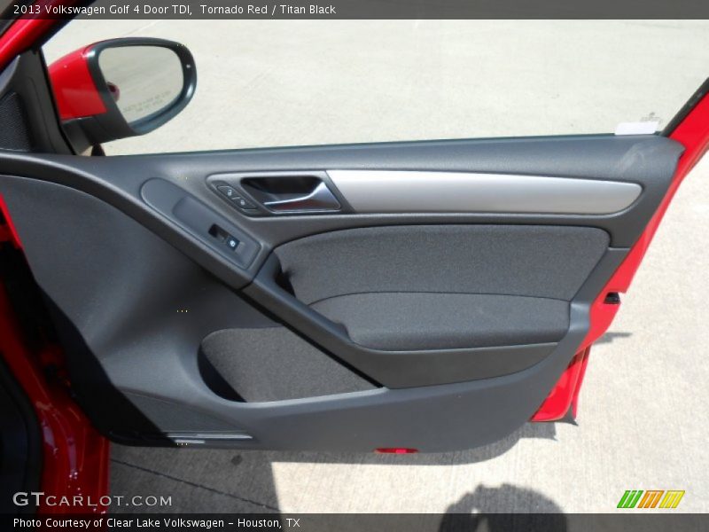 Tornado Red / Titan Black 2013 Volkswagen Golf 4 Door TDI