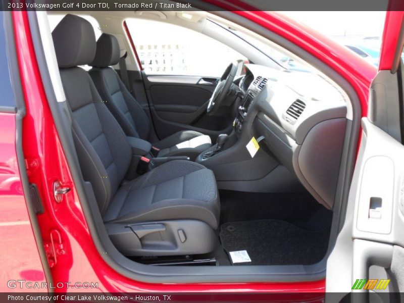 Tornado Red / Titan Black 2013 Volkswagen Golf 4 Door TDI