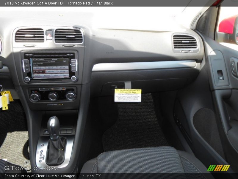 Tornado Red / Titan Black 2013 Volkswagen Golf 4 Door TDI