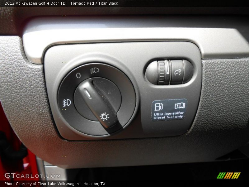 Tornado Red / Titan Black 2013 Volkswagen Golf 4 Door TDI