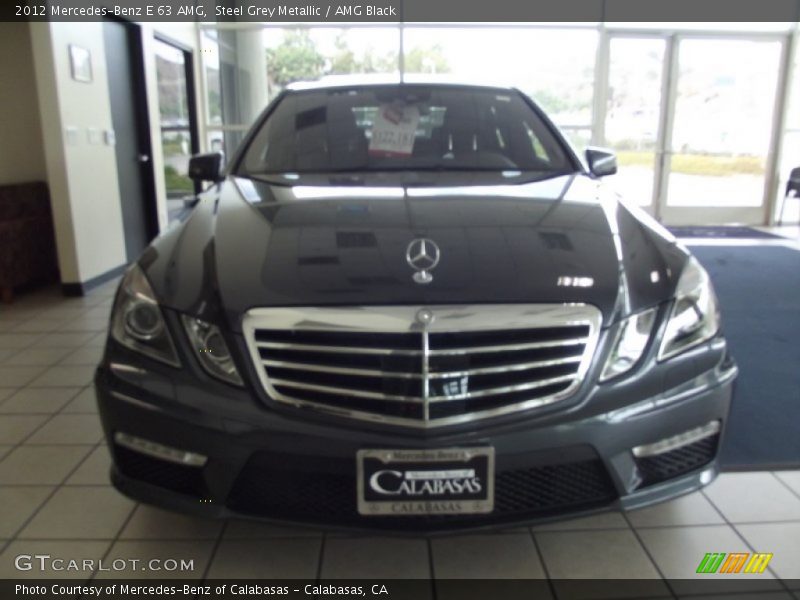 Steel Grey Metallic / AMG Black 2012 Mercedes-Benz E 63 AMG