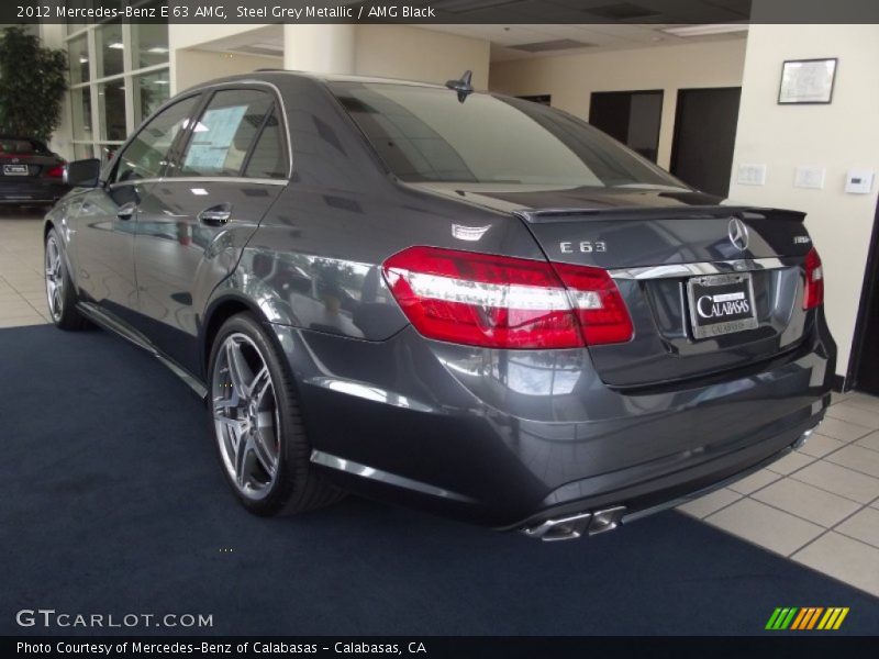 Steel Grey Metallic / AMG Black 2012 Mercedes-Benz E 63 AMG