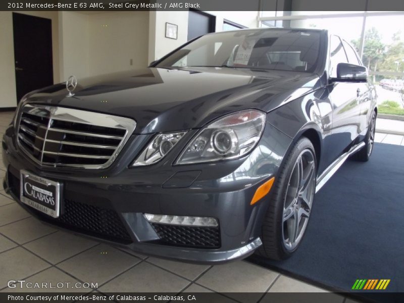 Steel Grey Metallic / AMG Black 2012 Mercedes-Benz E 63 AMG