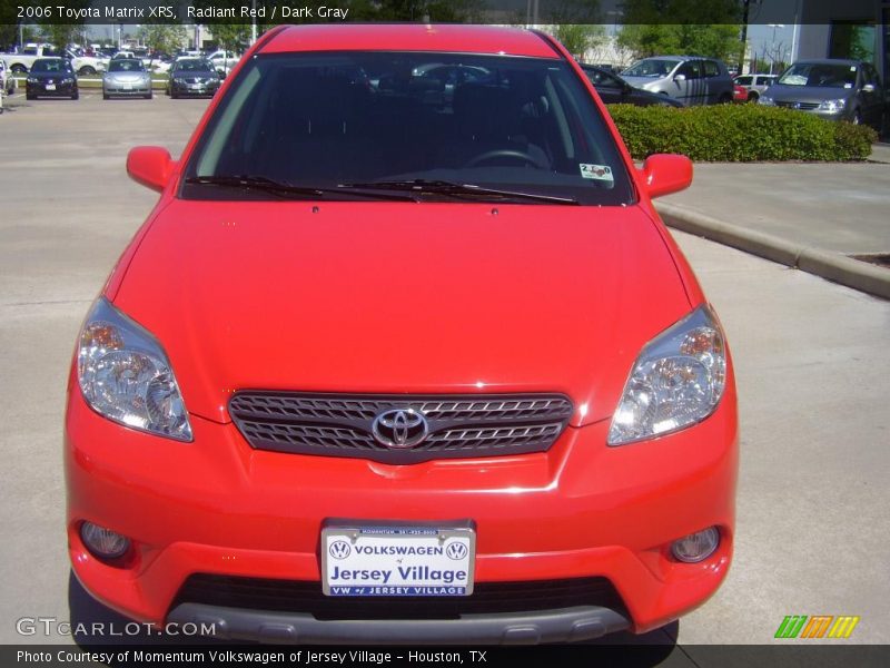 Radiant Red / Dark Gray 2006 Toyota Matrix XRS