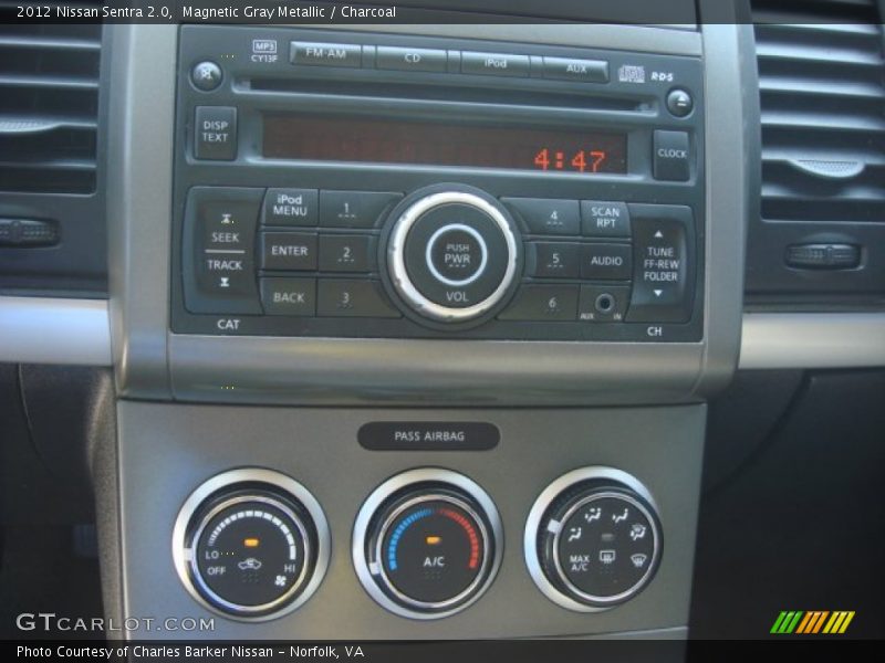 Magnetic Gray Metallic / Charcoal 2012 Nissan Sentra 2.0