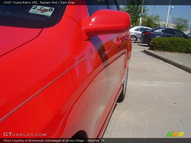 Radiant Red / Dark Gray 2006 Toyota Matrix XRS