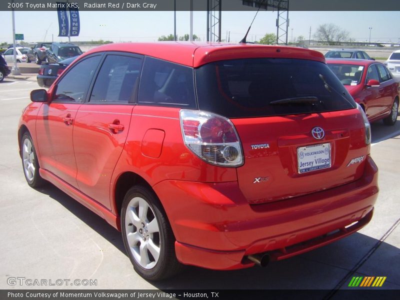 Radiant Red / Dark Gray 2006 Toyota Matrix XRS