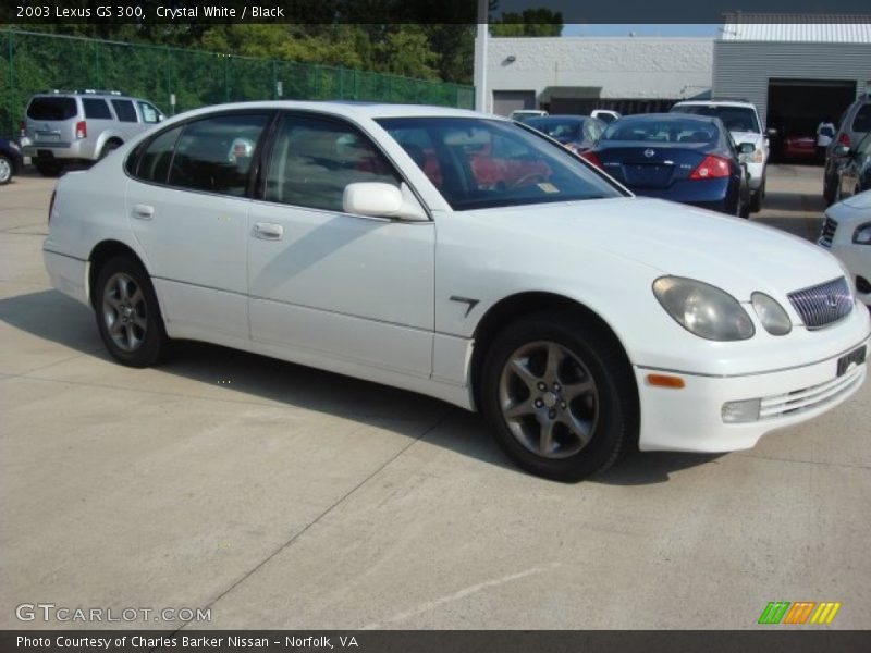 Crystal White / Black 2003 Lexus GS 300