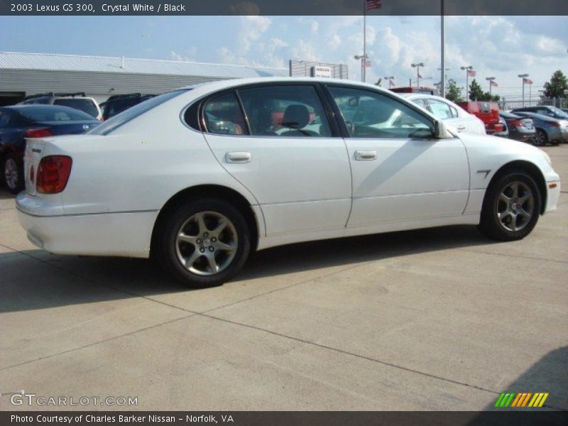 Crystal White / Black 2003 Lexus GS 300