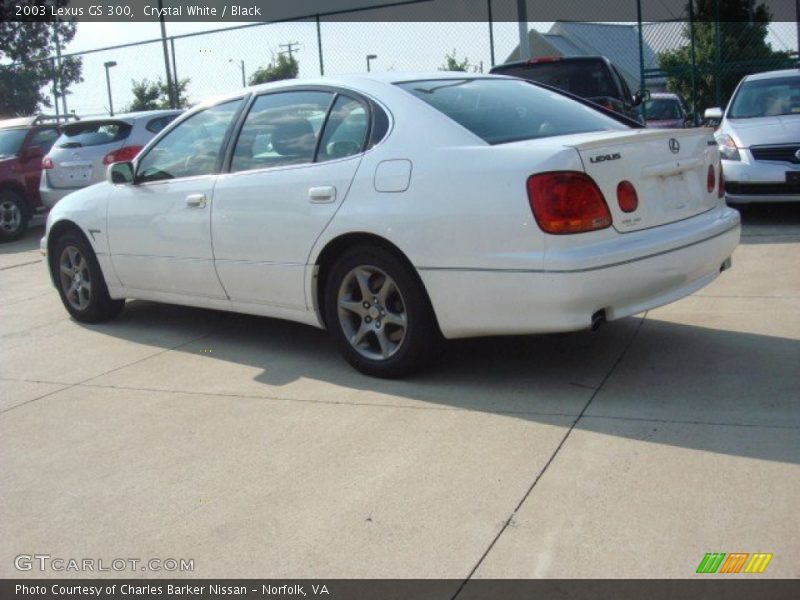 Crystal White / Black 2003 Lexus GS 300