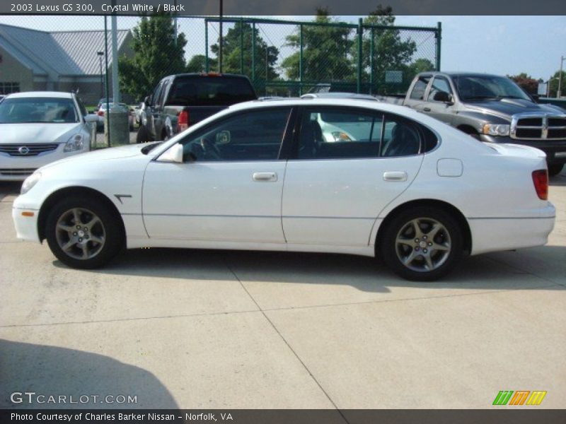 Crystal White / Black 2003 Lexus GS 300