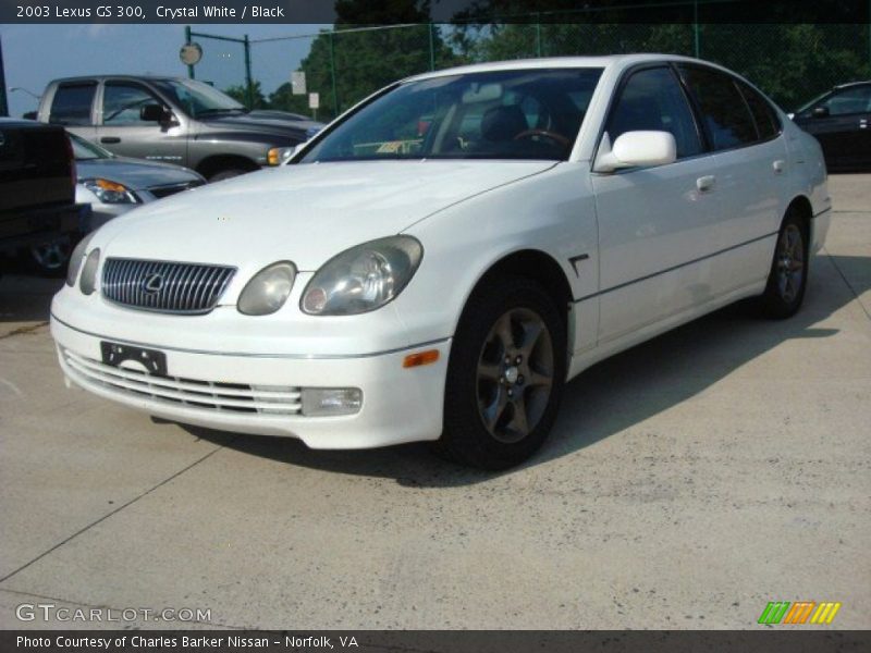 Crystal White / Black 2003 Lexus GS 300