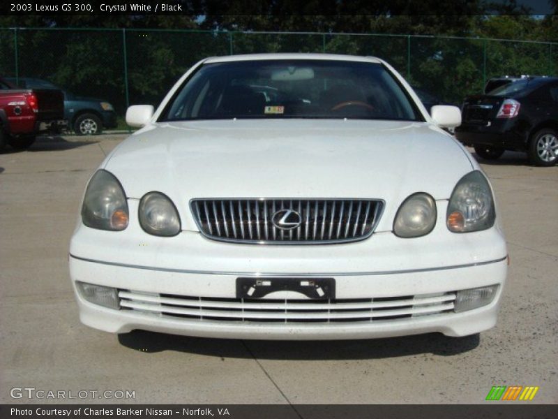 Crystal White / Black 2003 Lexus GS 300