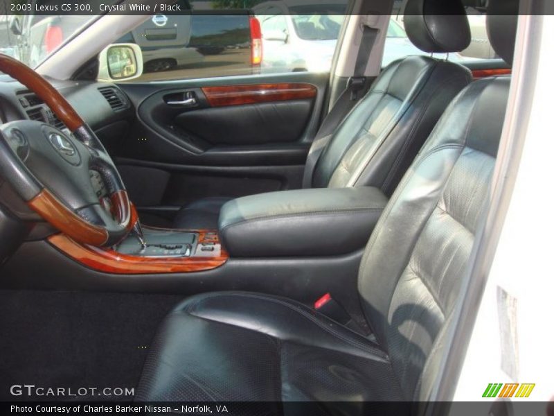 Crystal White / Black 2003 Lexus GS 300