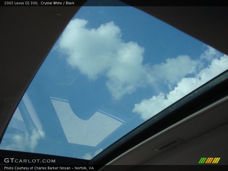 Crystal White / Black 2003 Lexus GS 300