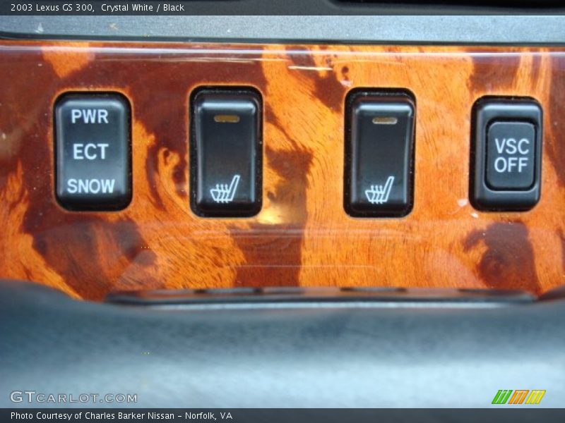 Crystal White / Black 2003 Lexus GS 300