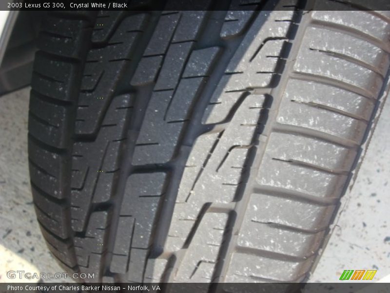 Crystal White / Black 2003 Lexus GS 300