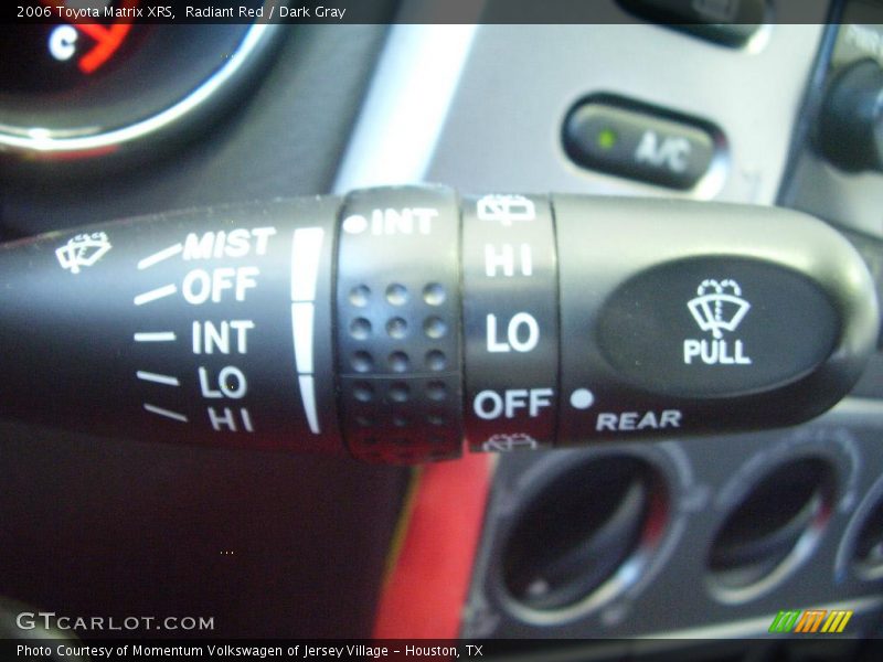 Radiant Red / Dark Gray 2006 Toyota Matrix XRS