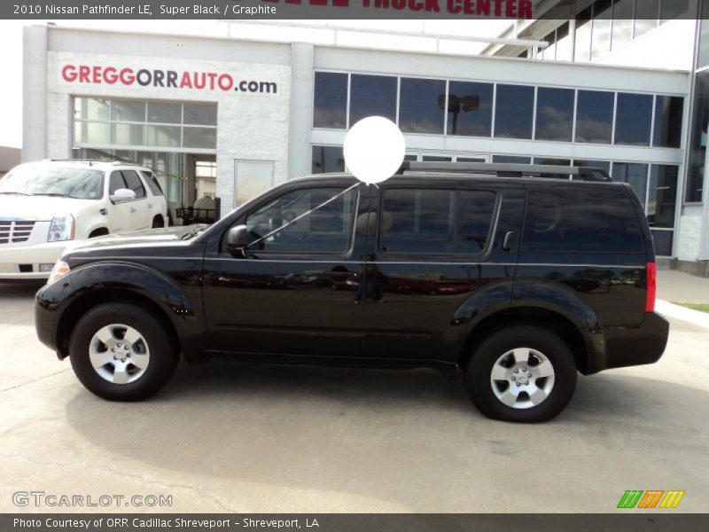 Super Black / Graphite 2010 Nissan Pathfinder LE