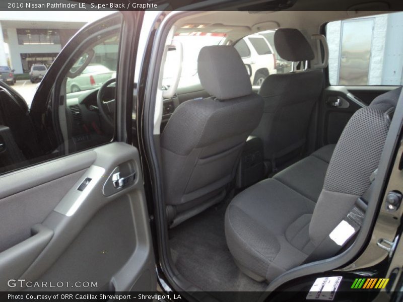 Super Black / Graphite 2010 Nissan Pathfinder LE