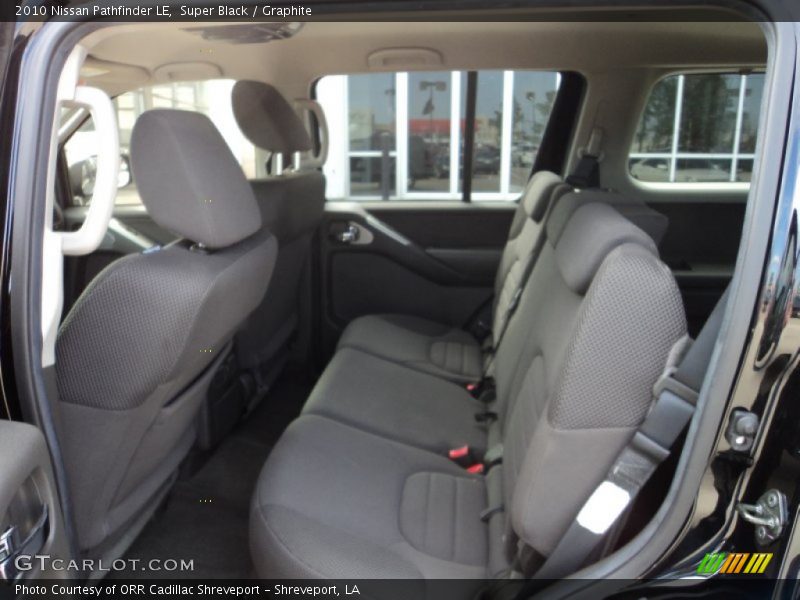 Super Black / Graphite 2010 Nissan Pathfinder LE