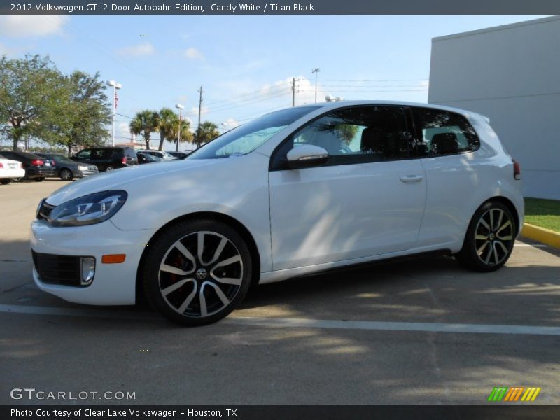 Candy White / Titan Black 2012 Volkswagen GTI 2 Door Autobahn Edition